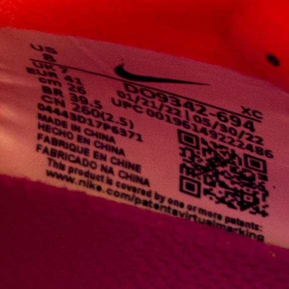 Nike Zoom Superfly 9 Elite KM FG Mbappe Dark Beetroot Mens Size 8 - Picture 8 of 9